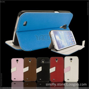 Colorful PU Leather Wallet Type Magnet Design Flip Case Cover for Samsung Galaxy Mega 6.3 / I9200 P-Sami9200case020